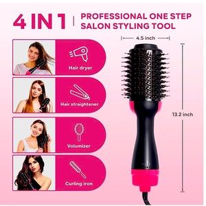 4 in 1 one step styler brush